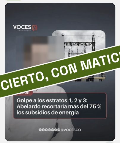 Miniatura del contenido original con el sello Cierto, con matices y rostros difuminados