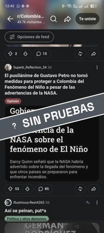 Miniatura del contenido original con el sello Sin pruebas y rostros difuminados
