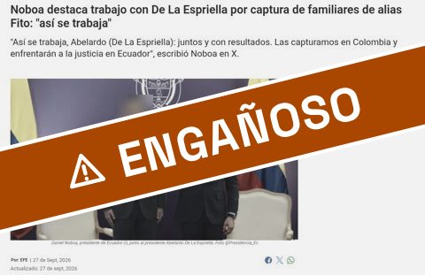 Miniatura del contenido original con el sello Engañoso y rostros difuminados
